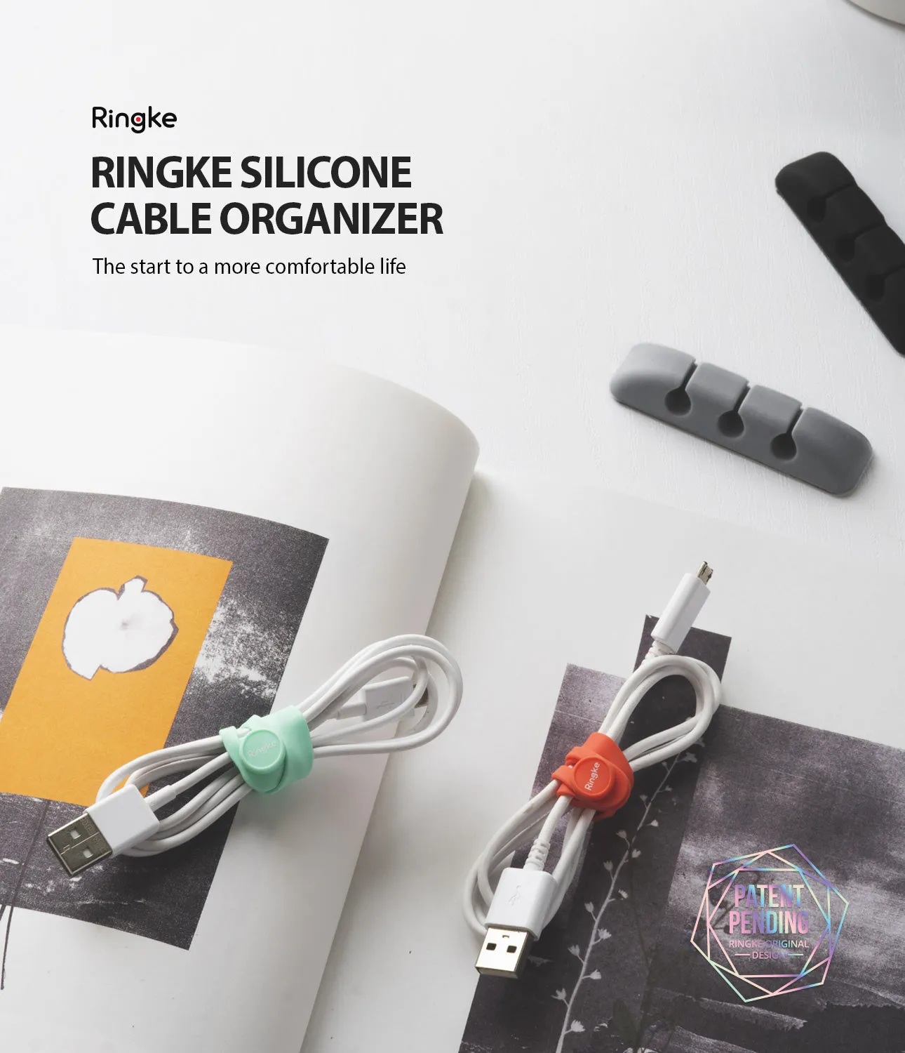 Silicone Cable Organizer