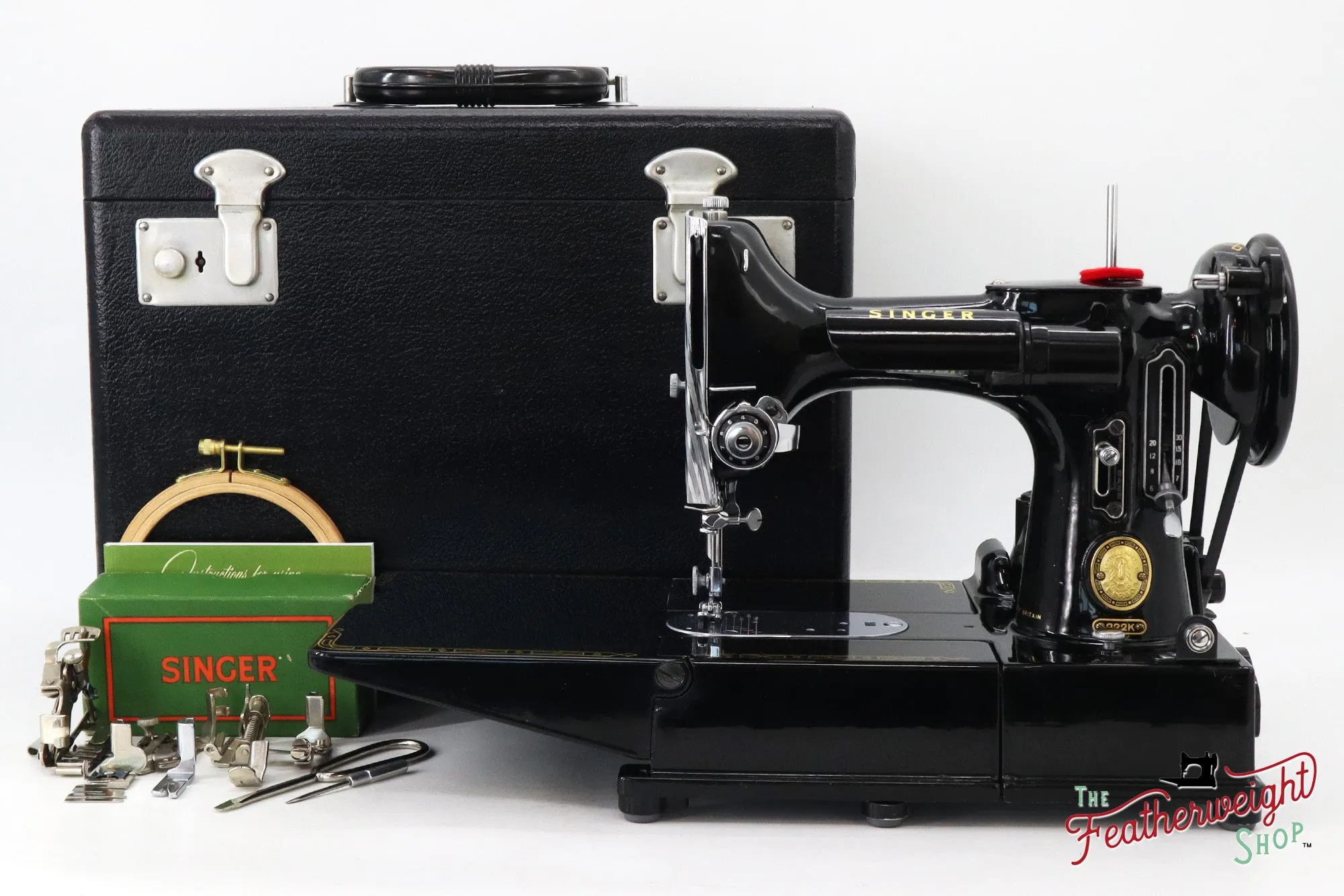 Singer Featherweight 222K Sewing Machine - EK3281**, 1955