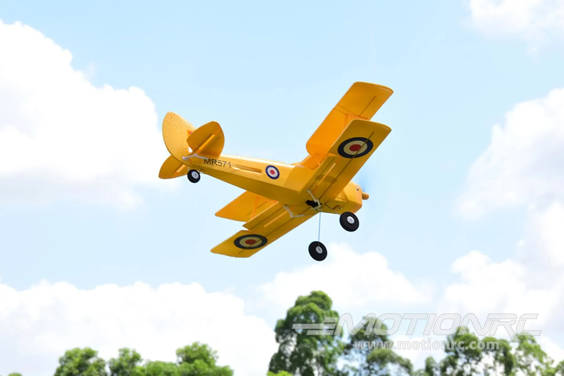 Skynetic Tiger Moth EPP with Gyro 360mm (14.1") Wingspan - RTF