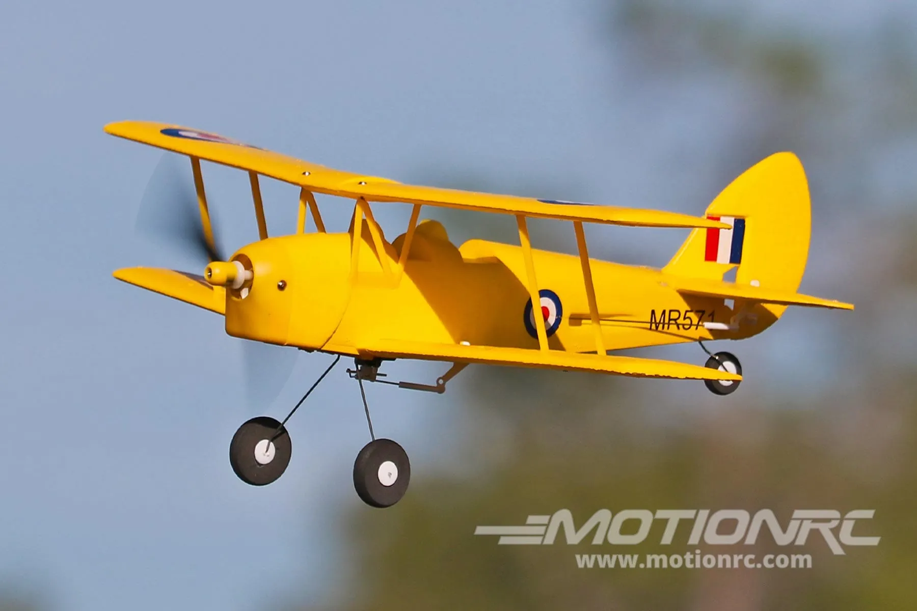 Skynetic Tiger Moth EPP with Gyro 360mm (14.1") Wingspan - RTF