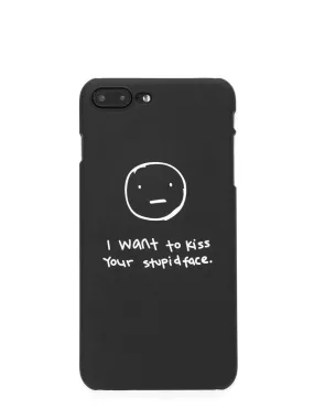 Slogan Print iPhone Case