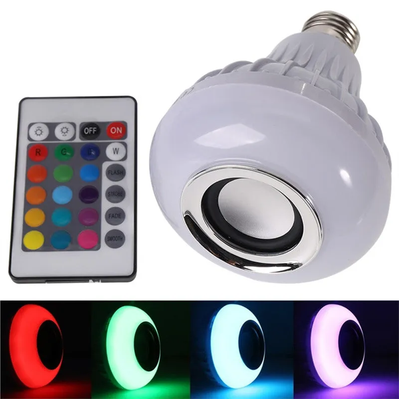 Smart LED Light Bulb with Bluetooth Speaker