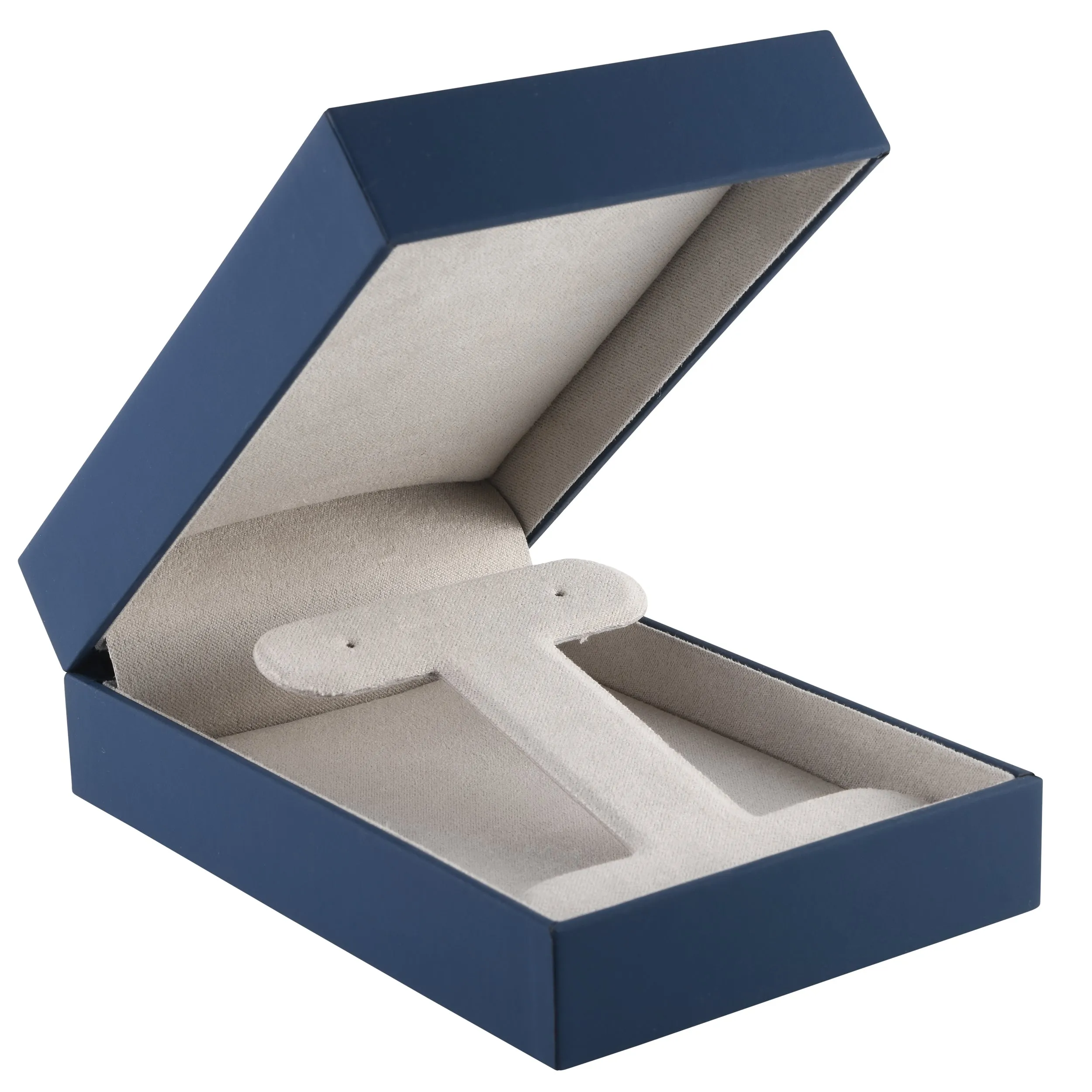 Soft Touch Long T-Style Earring Box with Sleeve, Vogue Collection