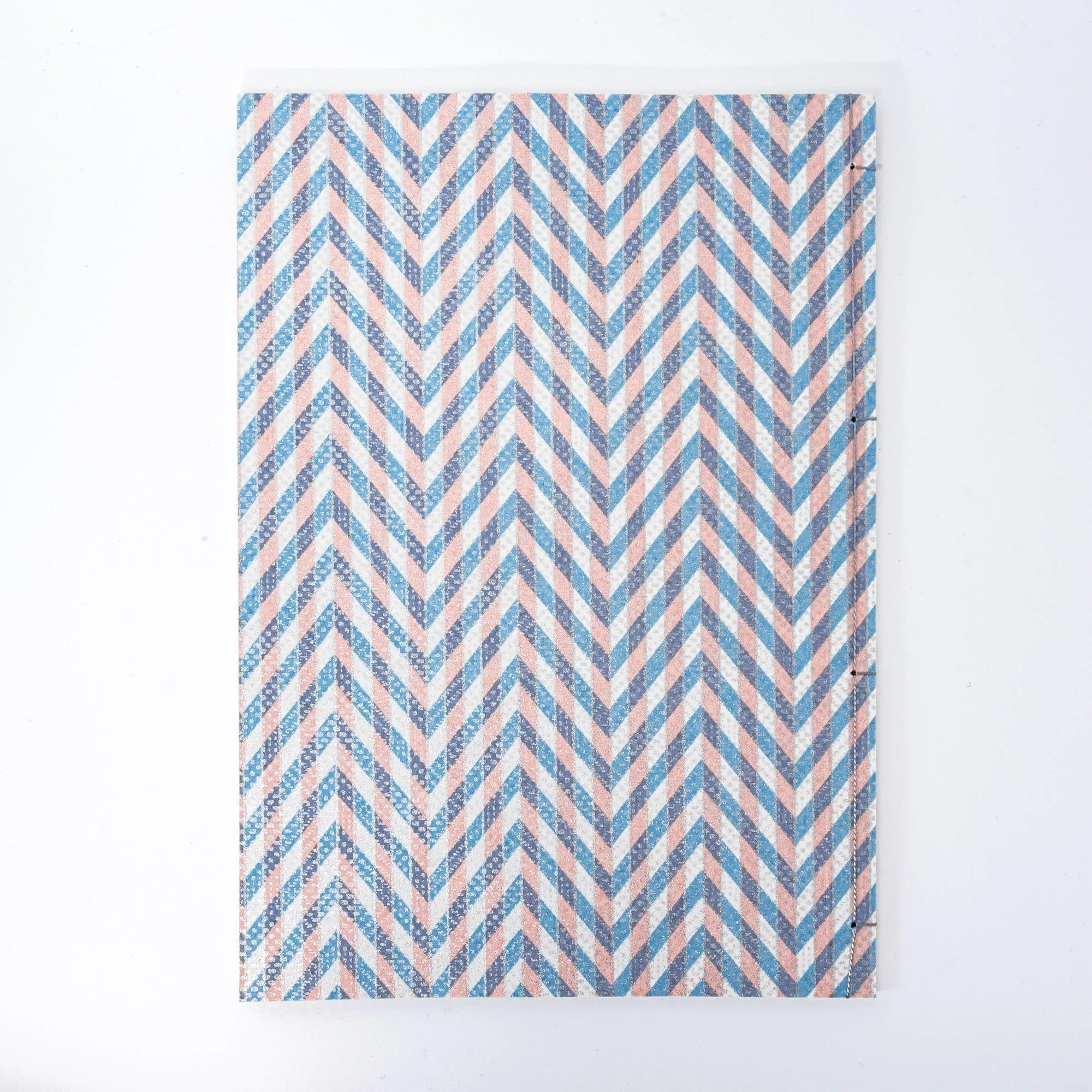 SOME PAD Light Blue Yuzen Washi Japanese Binding Notebook (B5)