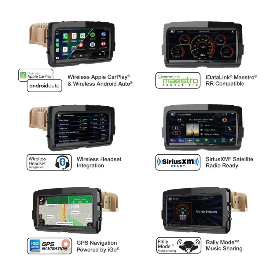 Sound Stream V2 Replacement Radio - Harley Davidson Plug and Play Radio