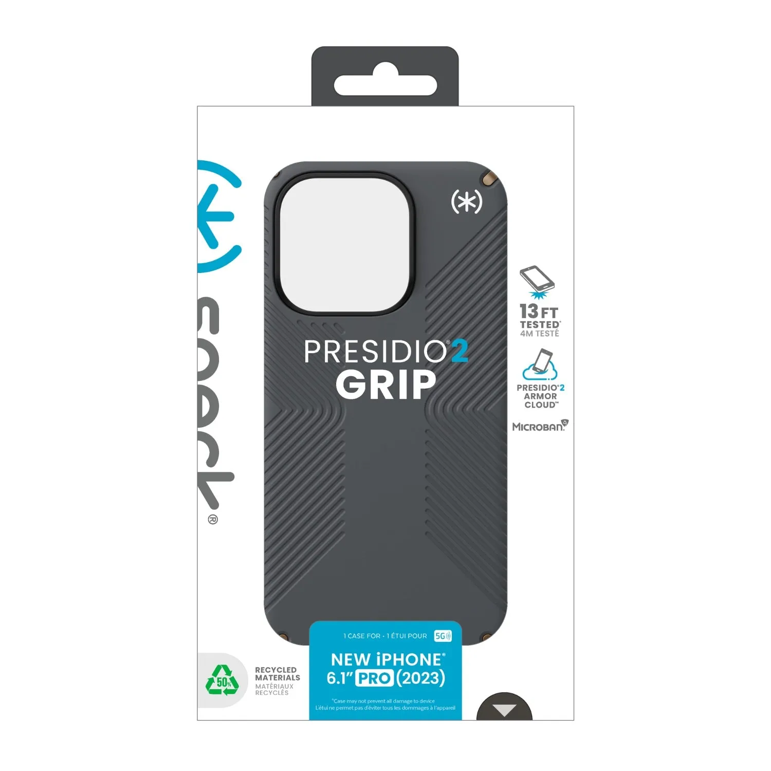 Speck Presidio2 Grip Case - Apple iPhone 15 Pro - SPK150477-3212