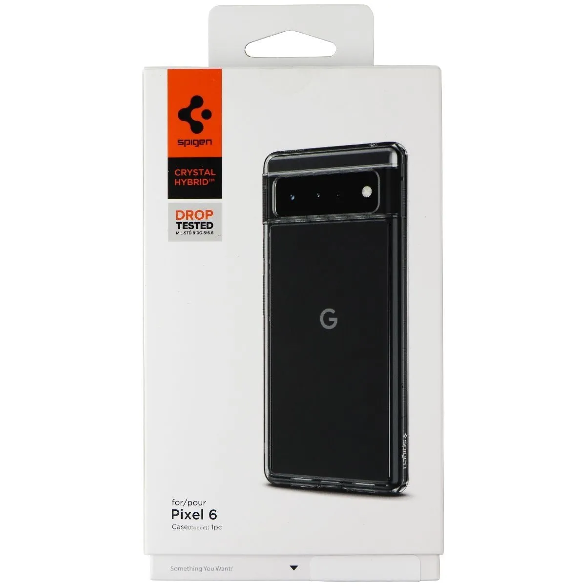 Spigen Crystal Hybrid Hardshell Case for Google Pixel 6 - Clear