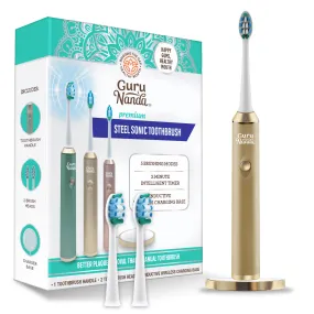 Steel Sonic Toothbrush Gold