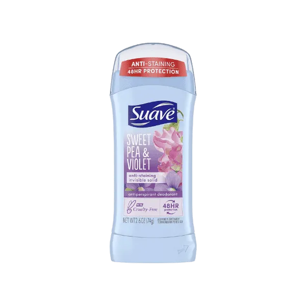 SUAVE SWEET PEA & VIOLET DEODORANT STICK 74G