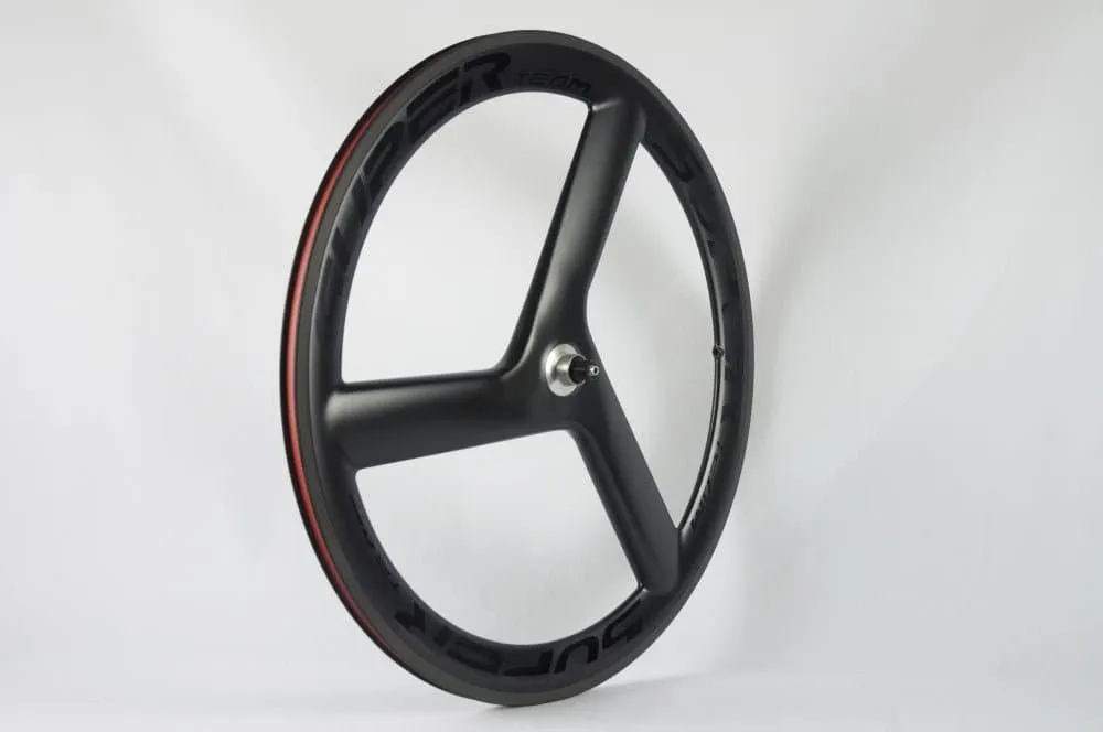 SUPERTEAM S-LEOPARD 3 Spoke Aero Race Wheel Rim Brake Customized