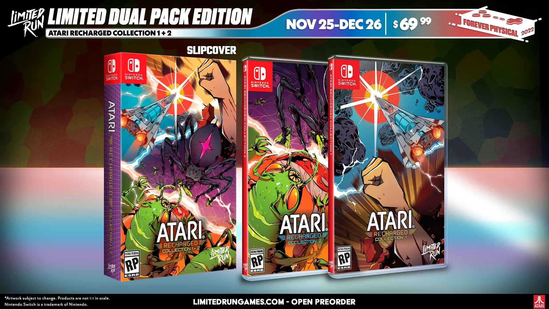 Switch Limited Run #168 & #169: Atari Recharged Collection 1   2 Dual Pack Edition