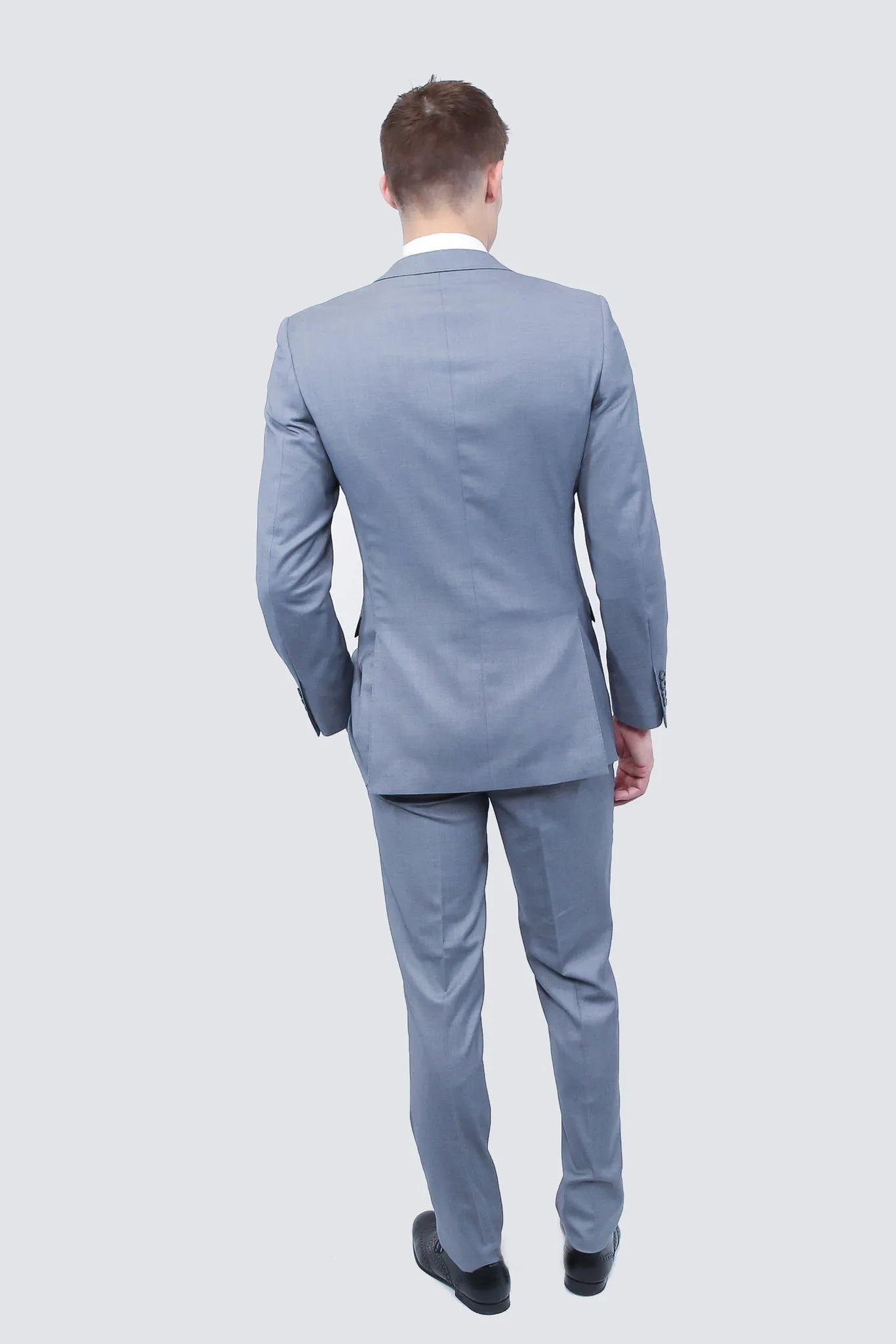 Tailor's Stretch Blend Suit | Shark Grey Modern or Slim Fit