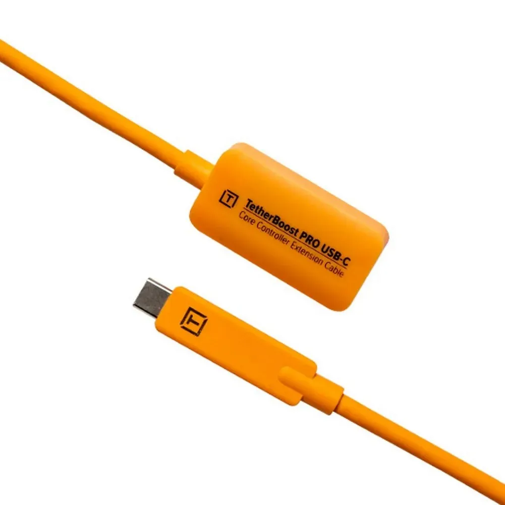 Tetherboost Pro USB-C Core Controller Extension - Hi Vis Orange (OPEN BOX)