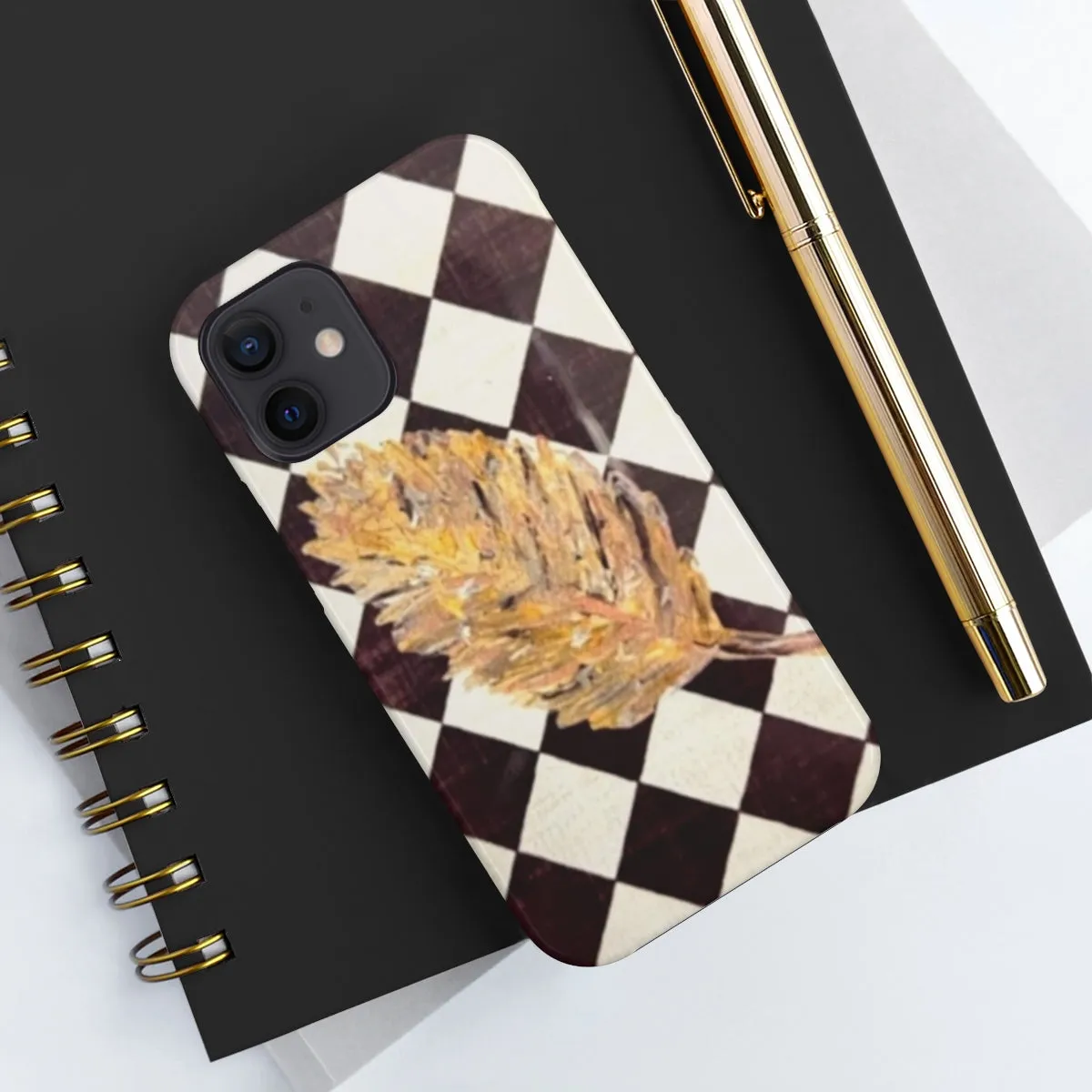 The Golden Leaf Diamond Tough Phone Cases, Case-Mate