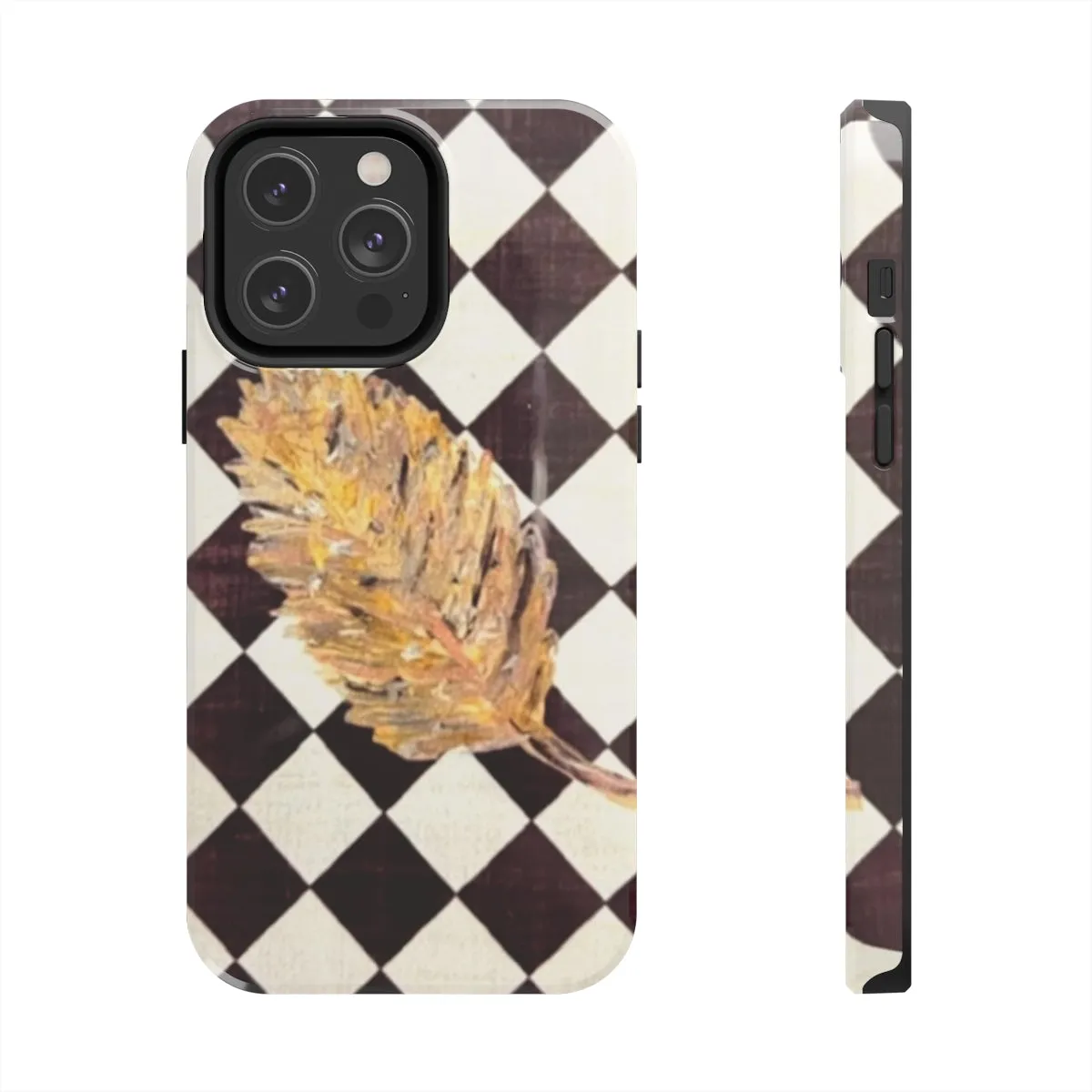 The Golden Leaf Diamond Tough Phone Cases, Case-Mate