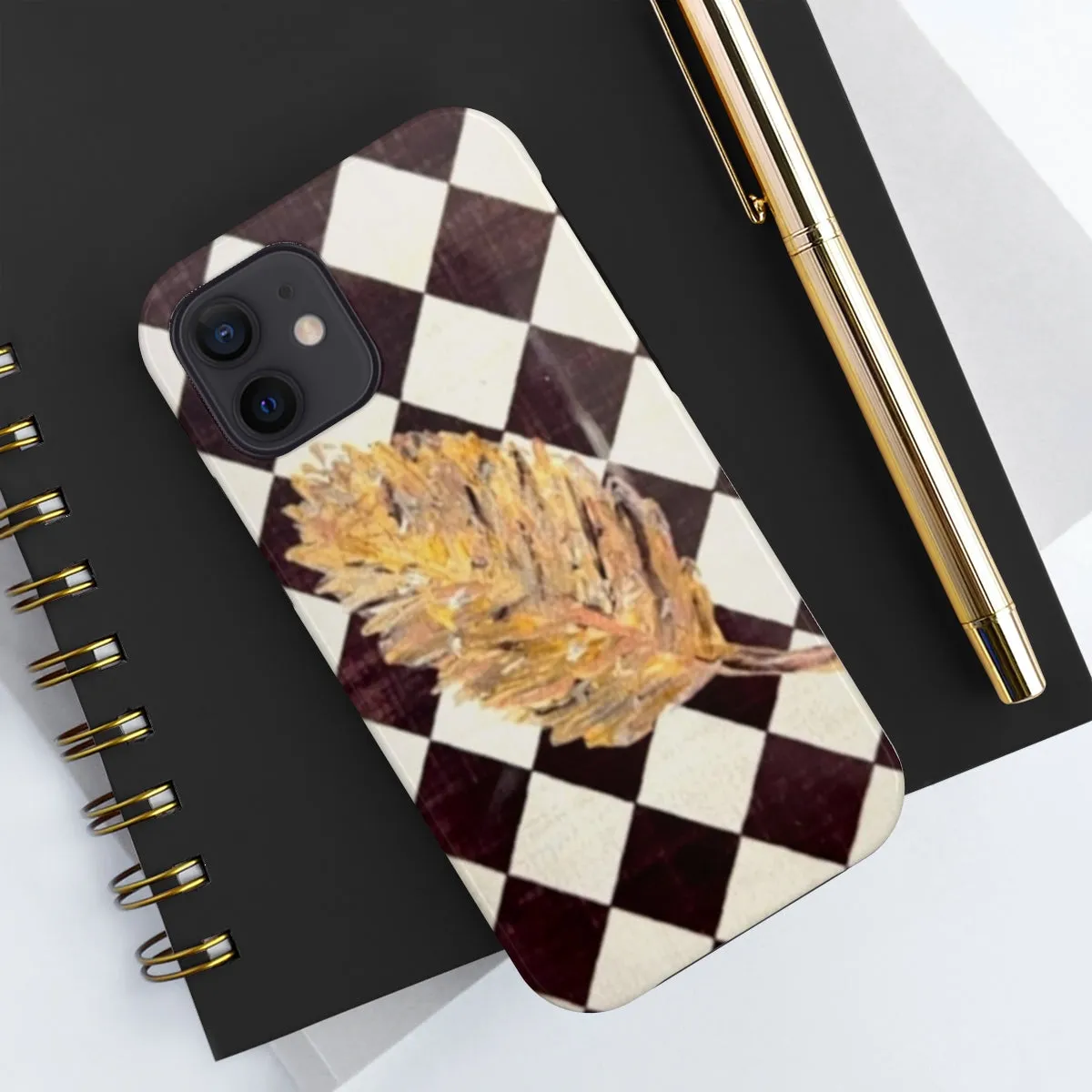 The Golden Leaf Diamond Tough Phone Cases, Case-Mate