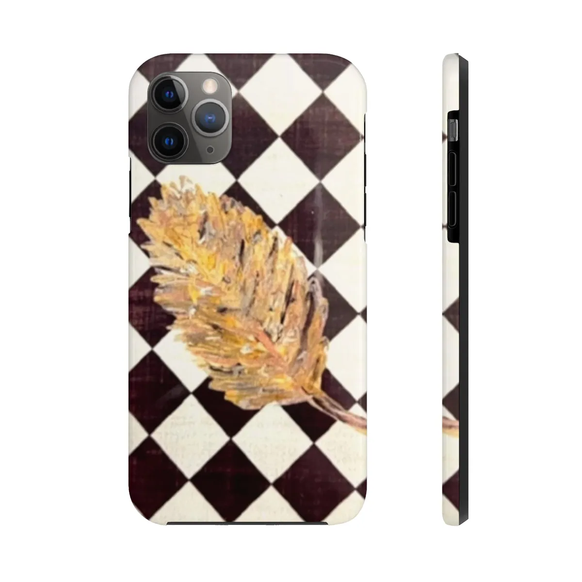 The Golden Leaf Diamond Tough Phone Cases, Case-Mate