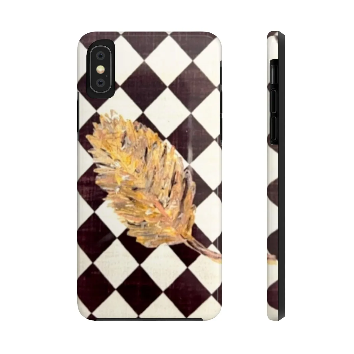 The Golden Leaf Diamond Tough Phone Cases, Case-Mate