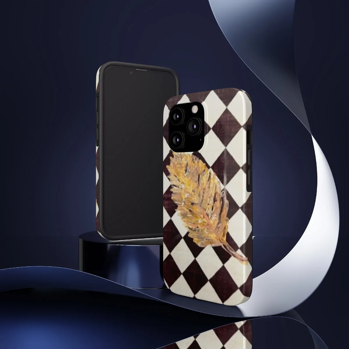 The Golden Leaf Diamond Tough Phone Cases, Case-Mate