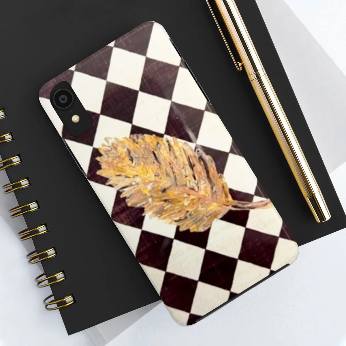 The Golden Leaf Diamond Tough Phone Cases, Case-Mate