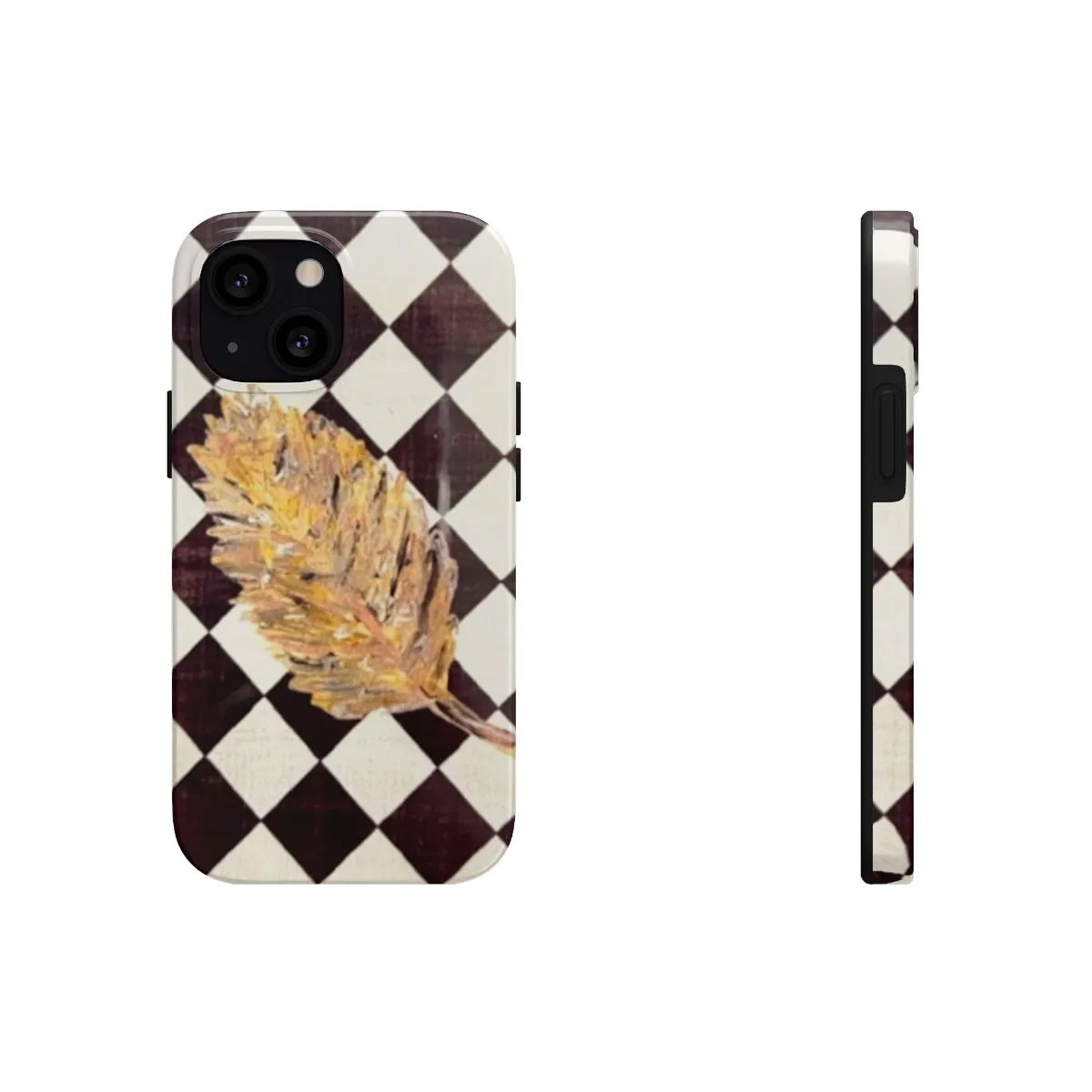 The Golden Leaf Diamond Tough Phone Cases, Case-Mate