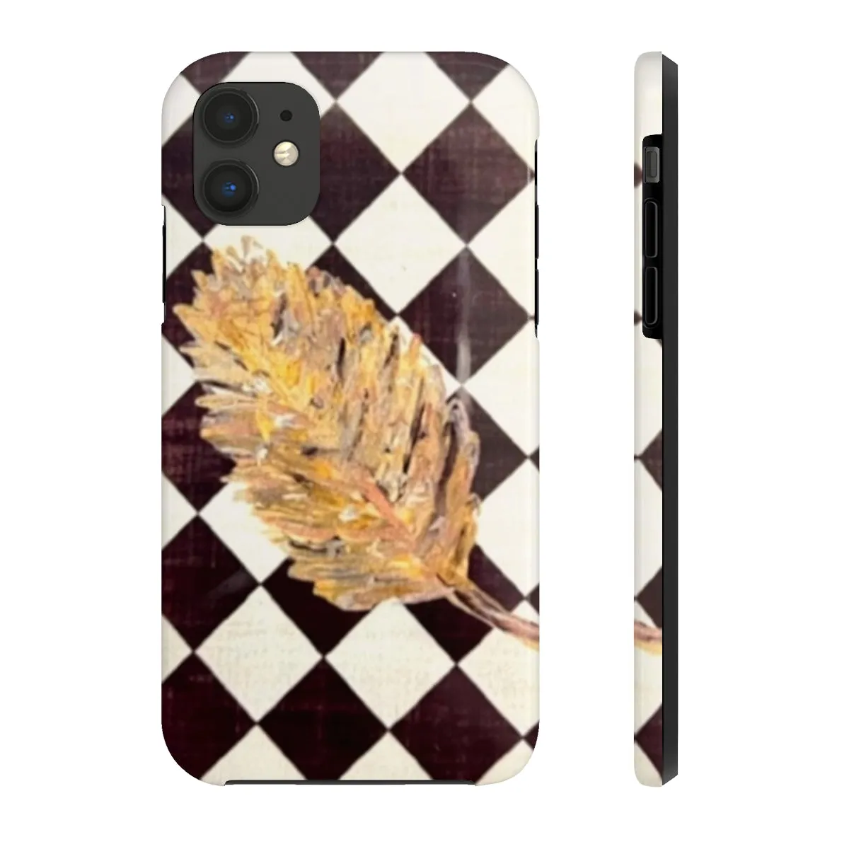 The Golden Leaf Diamond Tough Phone Cases, Case-Mate