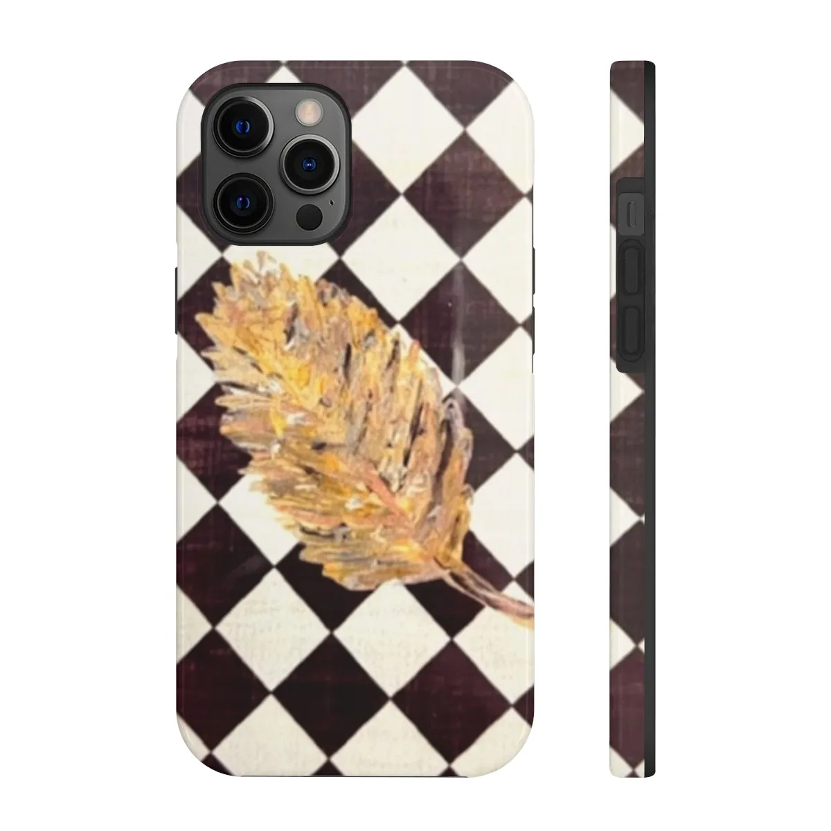 The Golden Leaf Diamond Tough Phone Cases, Case-Mate