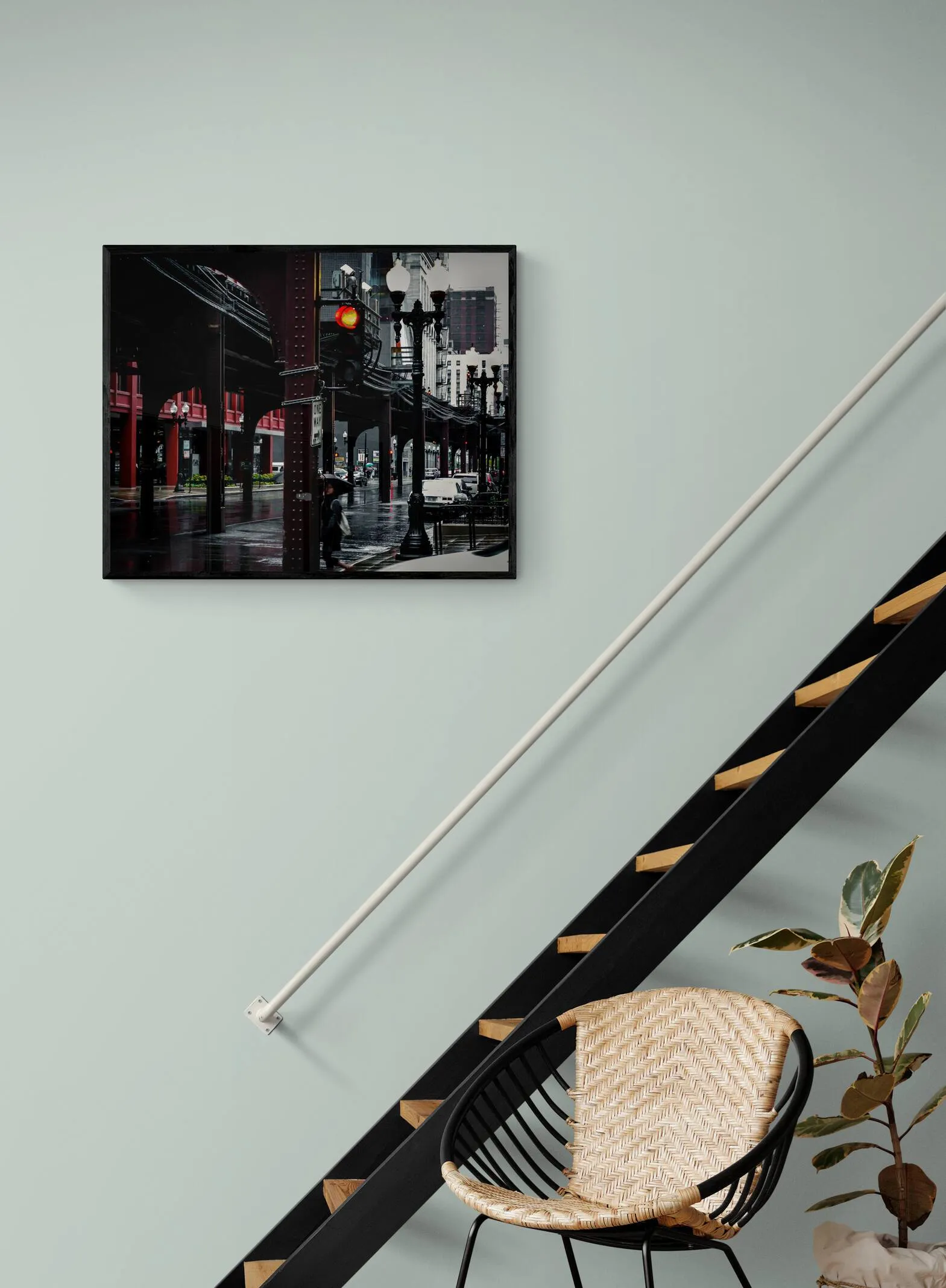 The Rails Framed Art Print