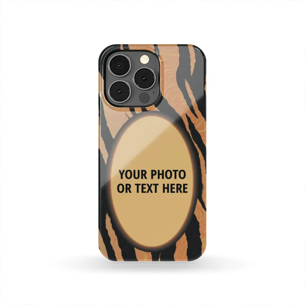 Tiger Print Personalized Phone Case