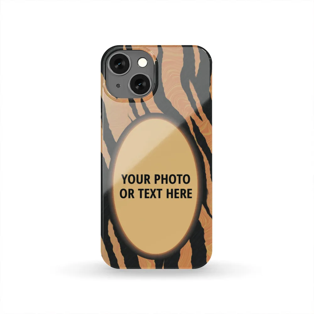 Tiger Print Personalized Phone Case