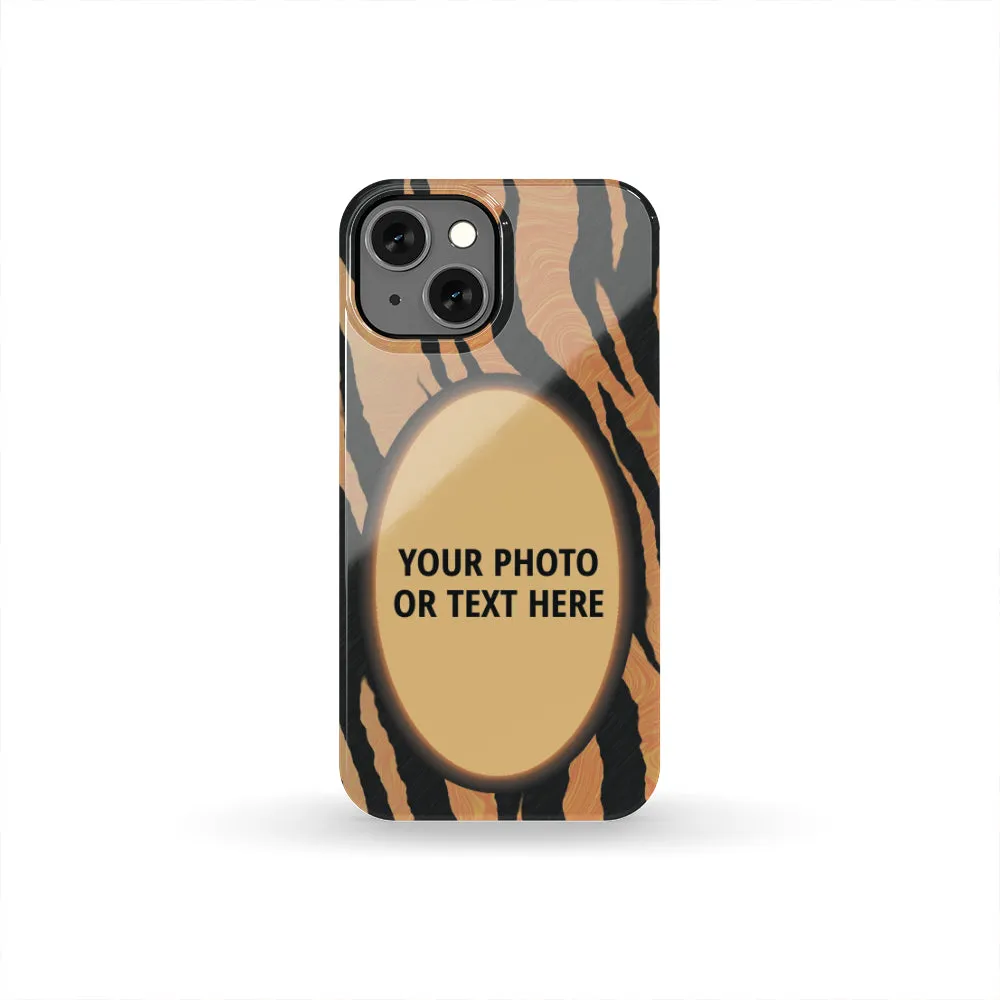 Tiger Print Personalized Phone Case