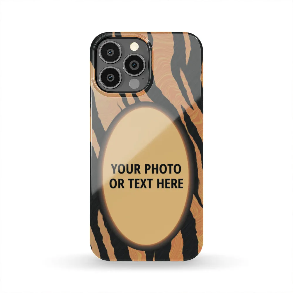 Tiger Print Personalized Phone Case