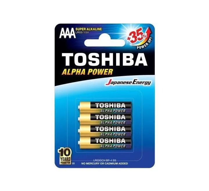 Toshiba LR03GCH BP-4C Household Battery