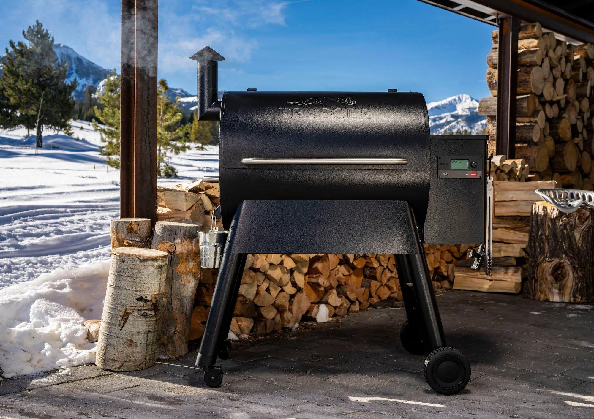 Traeger Pro 780 Black Wood Pellet Grill-TFB57GLE2