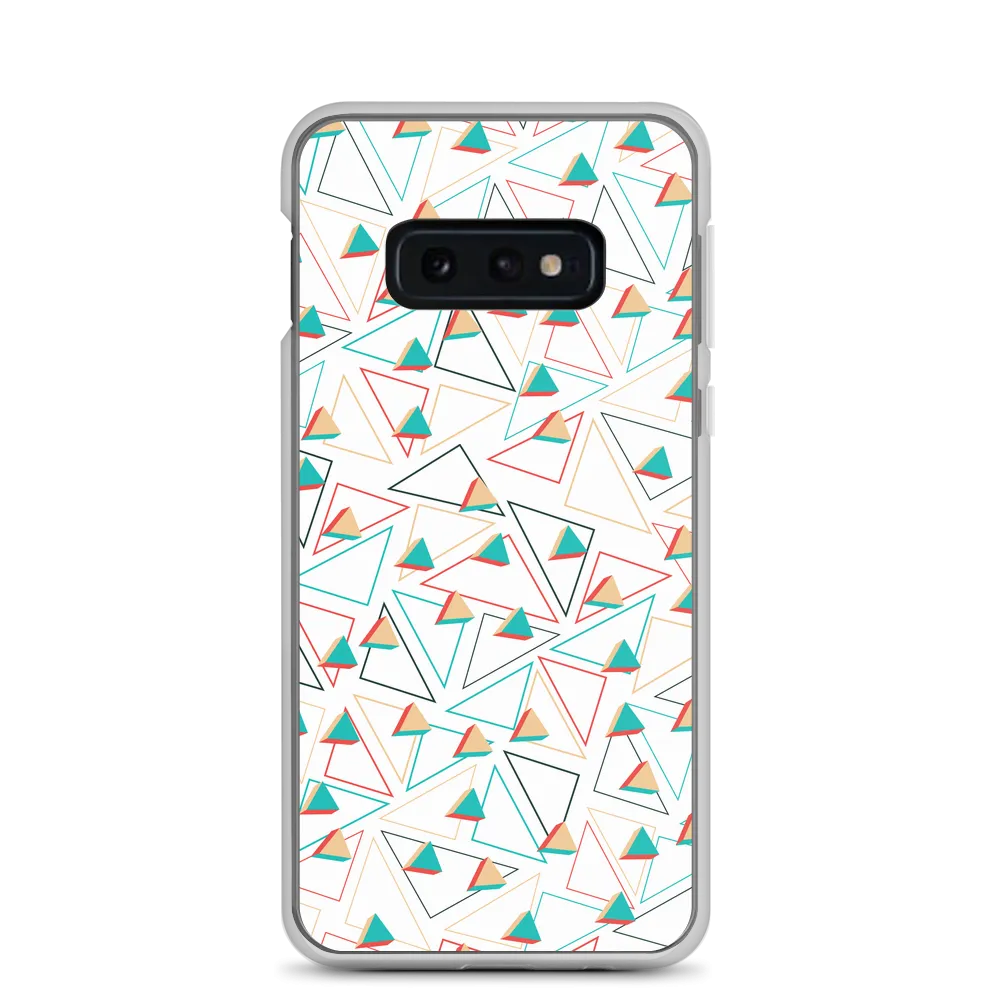 Triangular Candied White Samsung Case