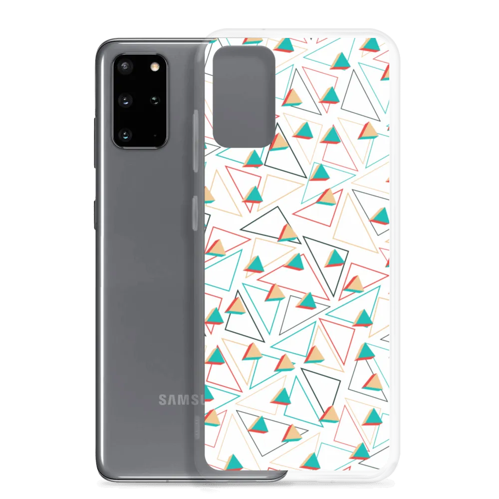 Triangular Candied White Samsung Case