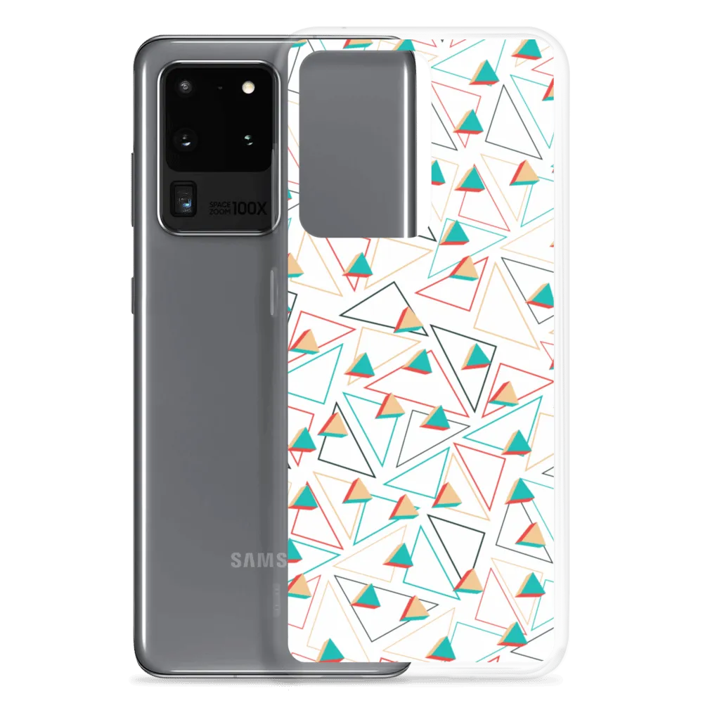 Triangular Candied White Samsung Case