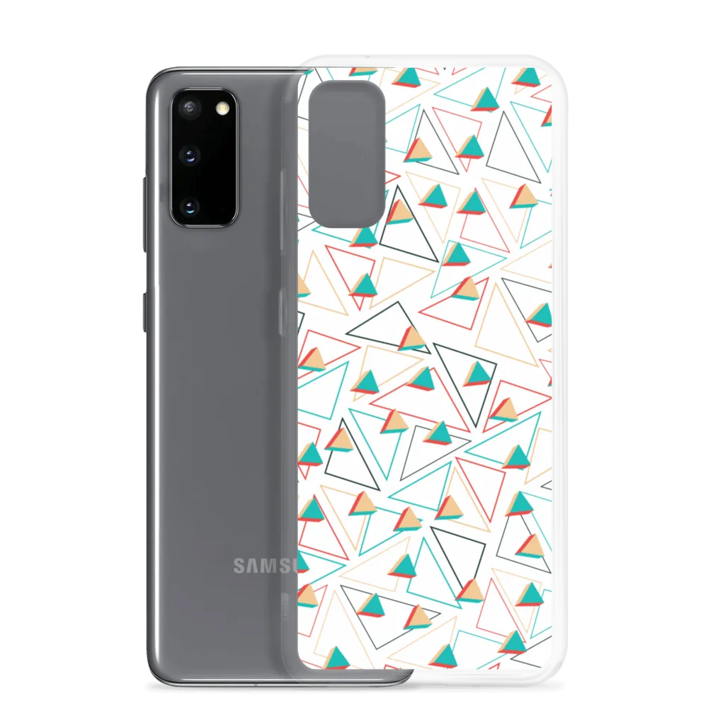 Triangular Candied White Samsung Case