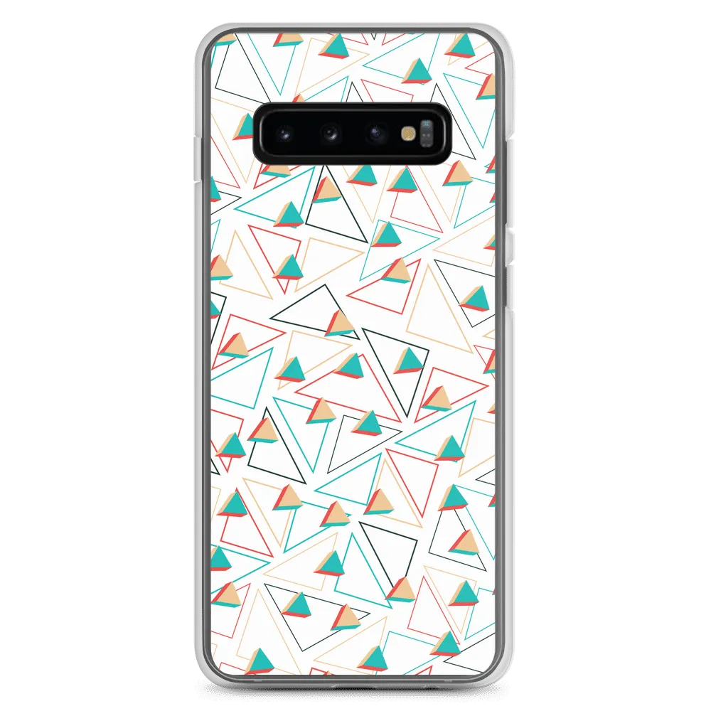 Triangular Candied White Samsung Case