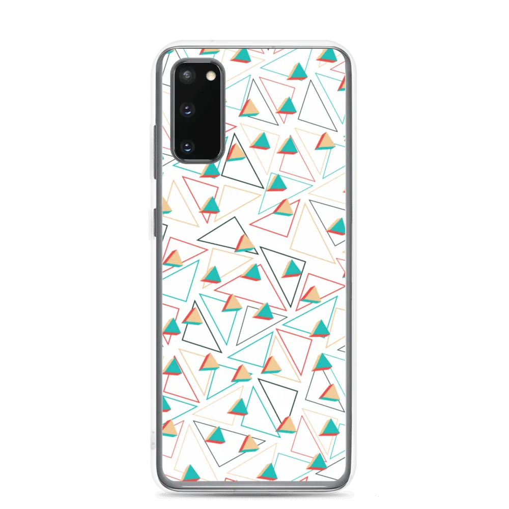 Triangular Candied White Samsung Case