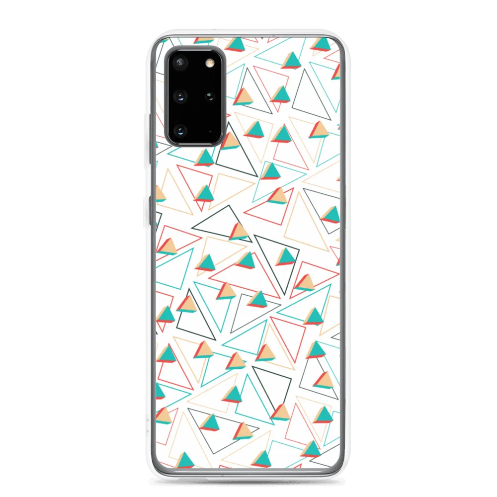 Triangular Candied White Samsung Case