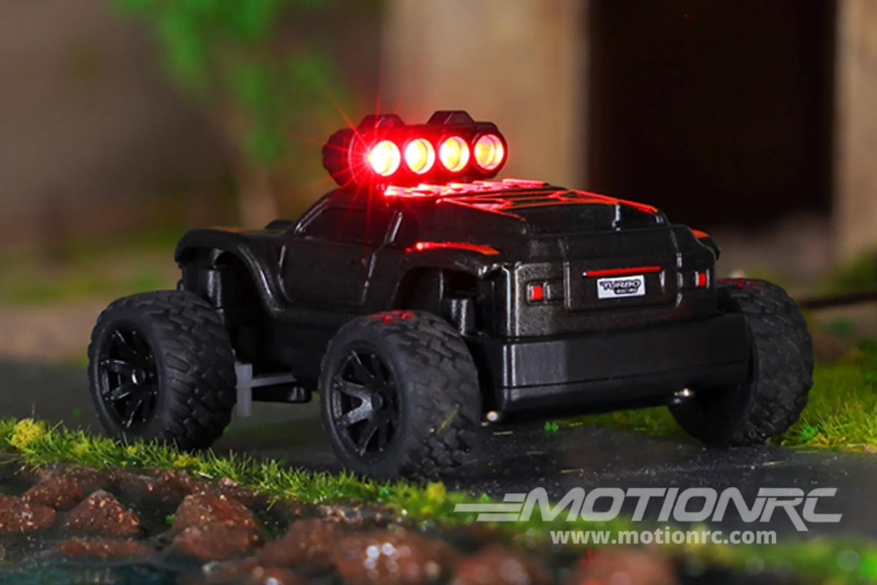 Turbo Racing Monster Truck Black 1/76 Scale 2WD - RTR