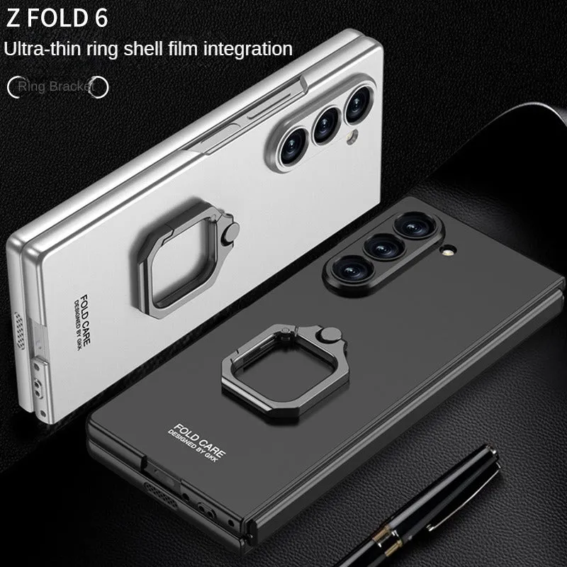 Ultra Thin Hard PC Shockproof Matte Phone Case with Screen Protector For Samsung Galaxy Z Fold 6