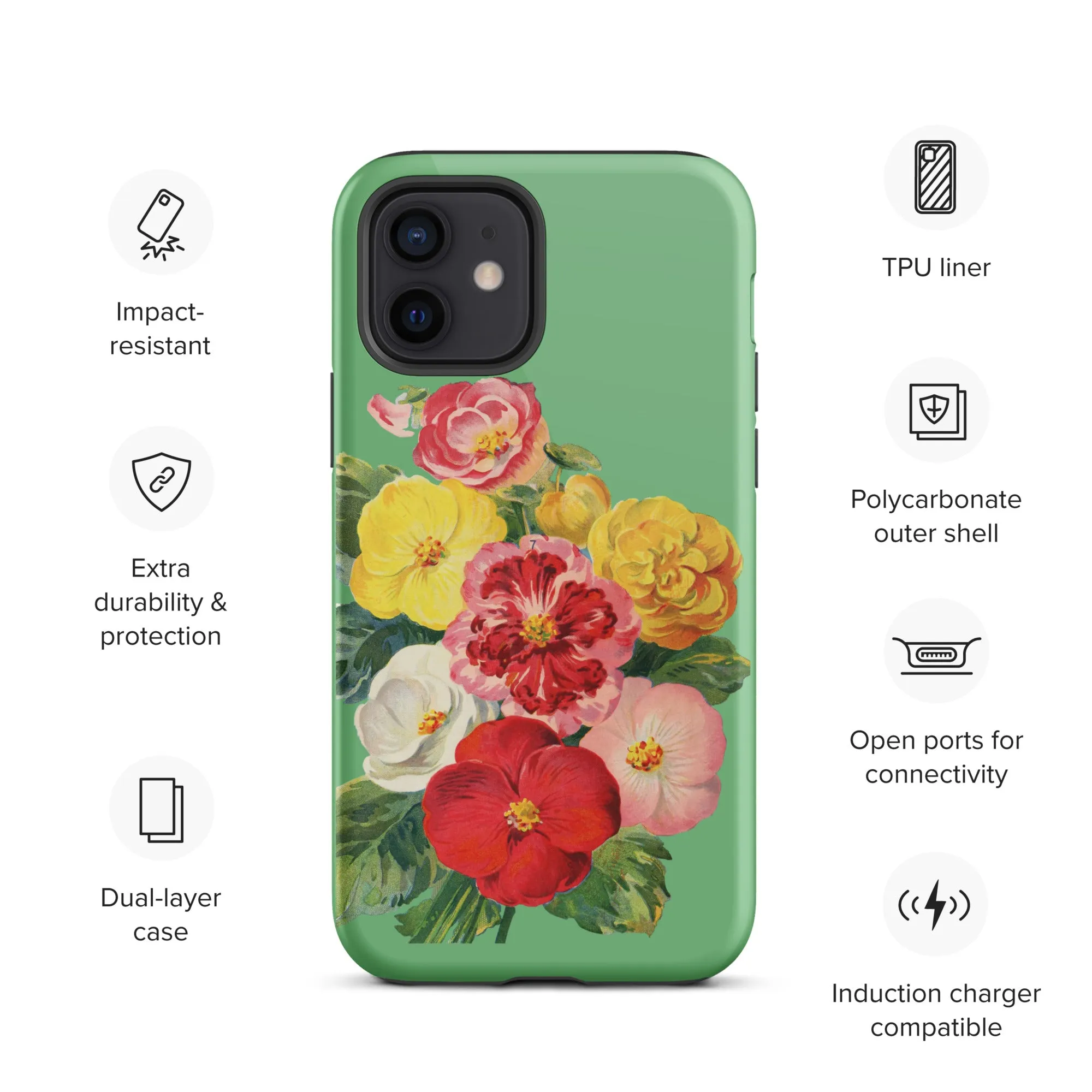 Vintage Flower  Tough iPhone case