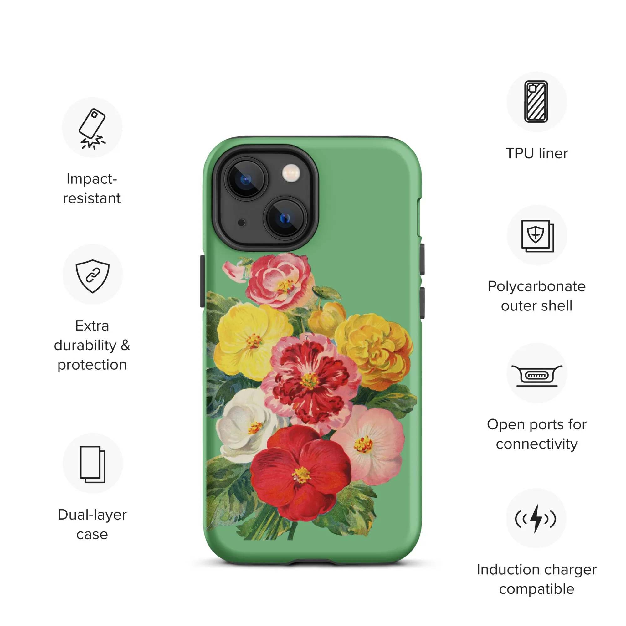 Vintage Flower  Tough iPhone case