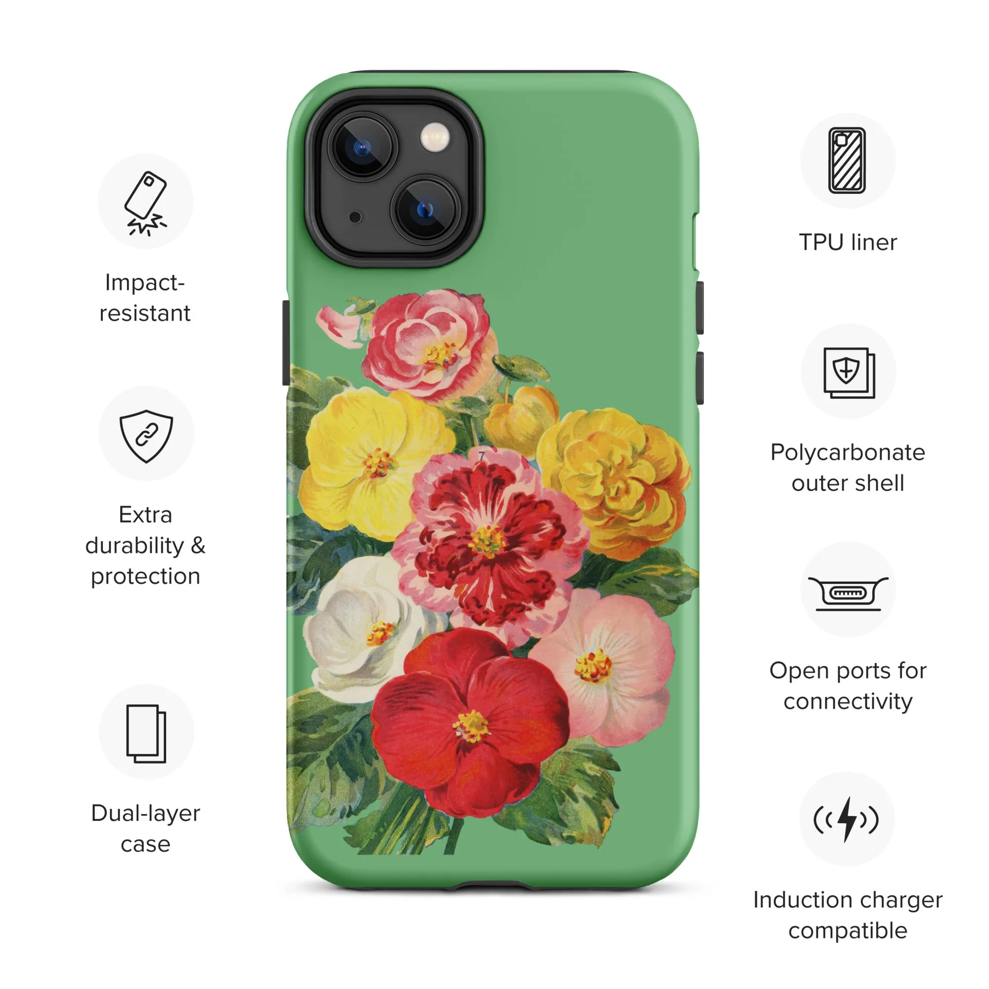 Vintage Flower  Tough iPhone case