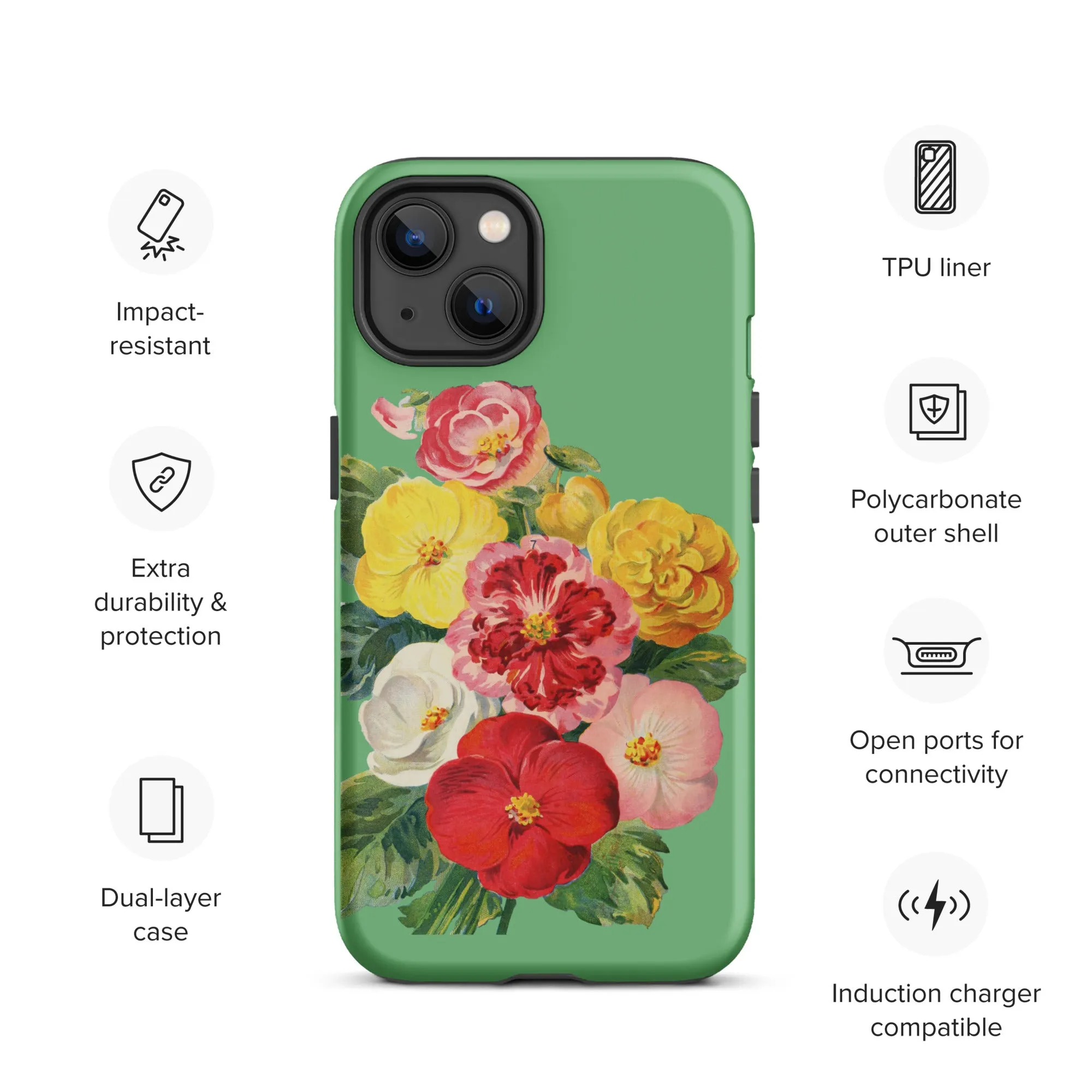 Vintage Flower  Tough iPhone case