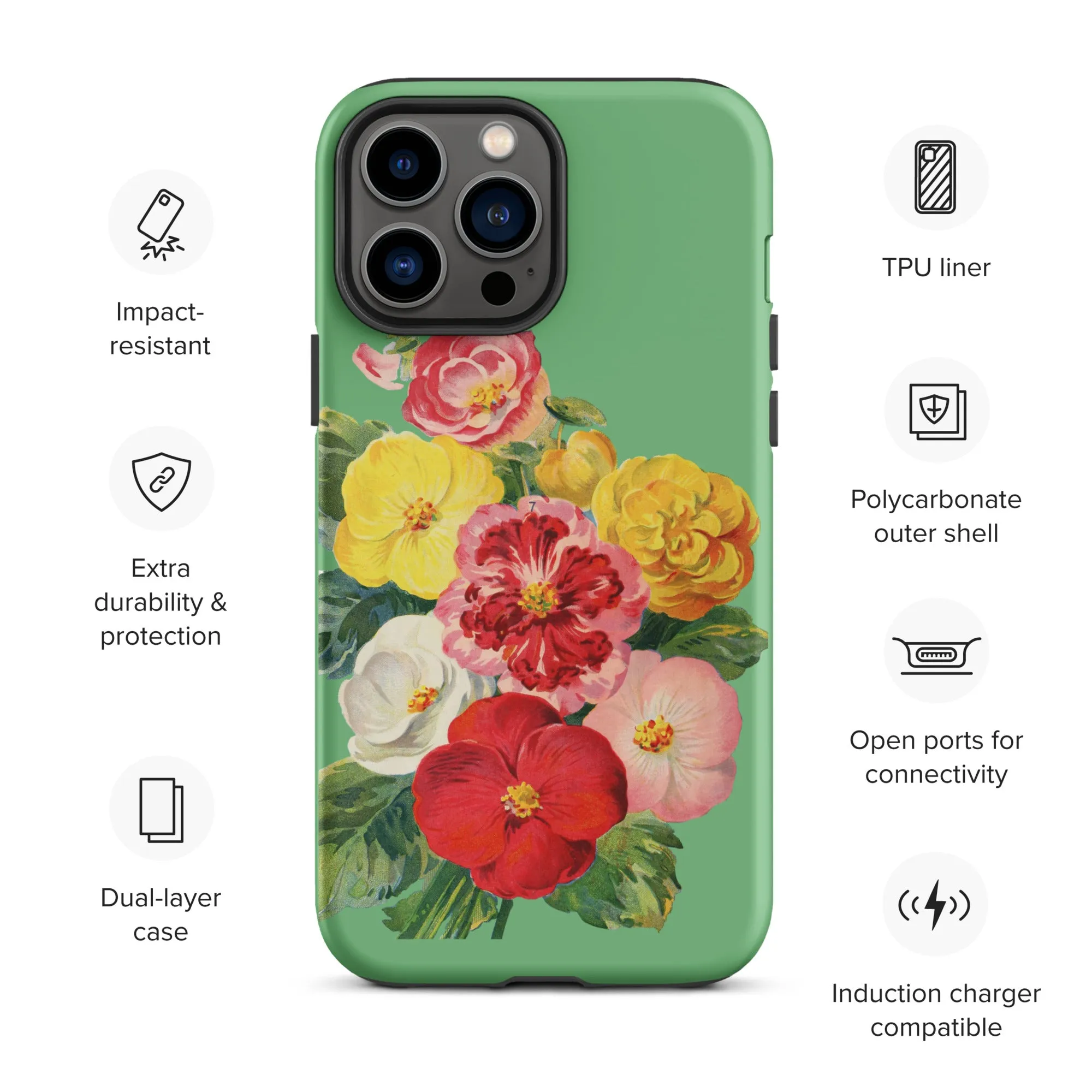 Vintage Flower  Tough iPhone case