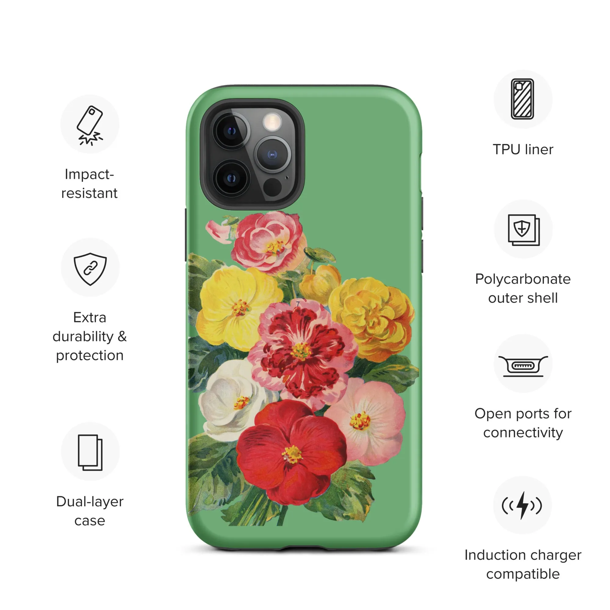 Vintage Flower  Tough iPhone case