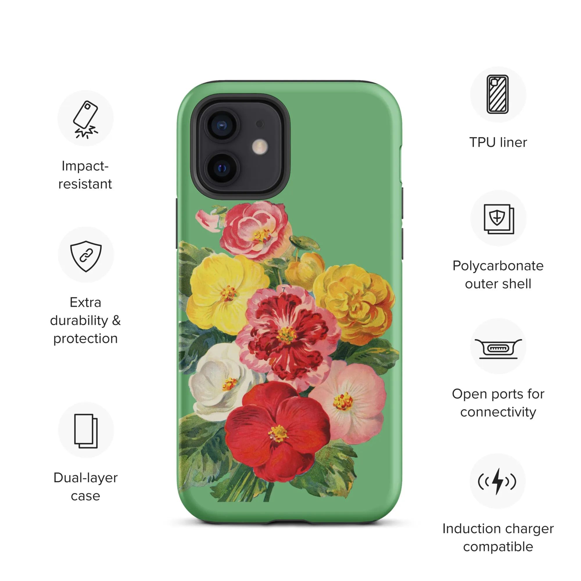 Vintage Flower  Tough iPhone case